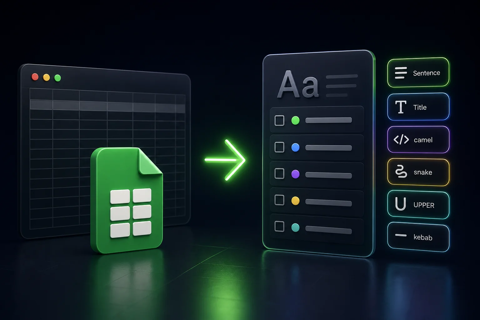 Cover image for How to fix capitalization and naming styles in Google Sheets