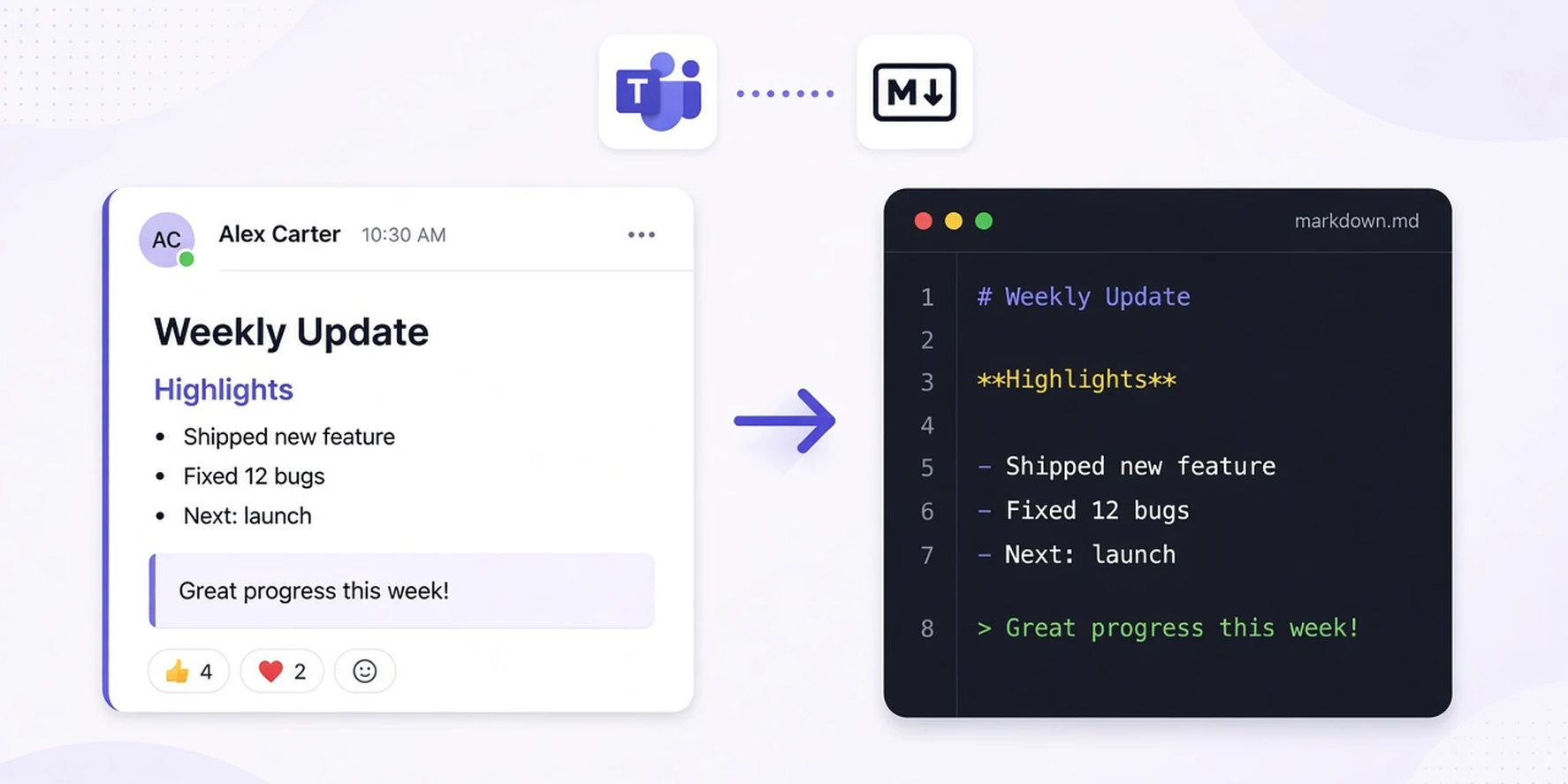 Cover image for Teams to Markdown Converter